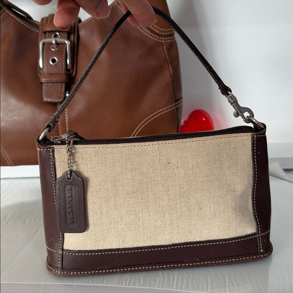 Coach Vintage 6115 Y2K Brown and Cream Bag ๐๐๐ - Picture 1 of 12